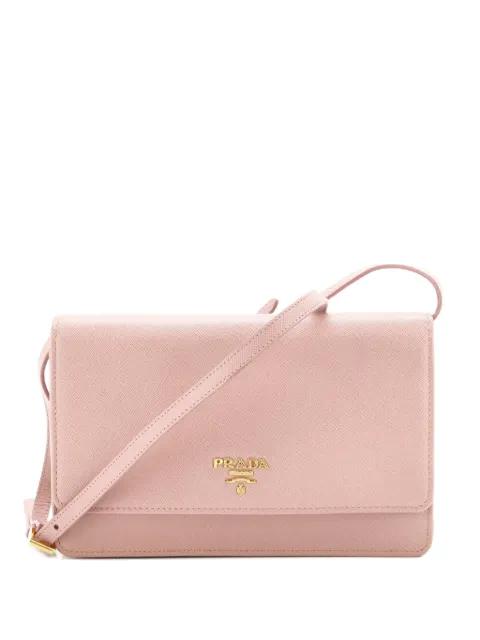 Wallet on Strap Saffiano Leather Small crossbody bag by PRADA 