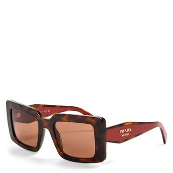 Women's 0PR D01S Oversized Sunglasses by PRADA