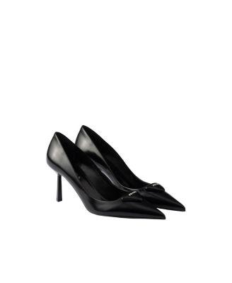 Women's Brushed Leather Pumps by PRADA