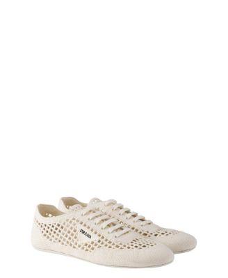 Women's Collapse Crochet Laced Sneakers by PRADA