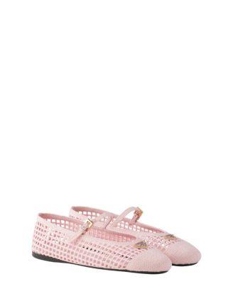 Women's Crochet Ballerinas by PRADA