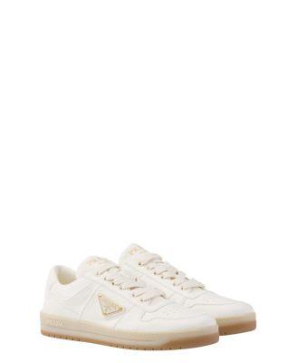 Women's Downtown Nappa Leather Sneakers by PRADA