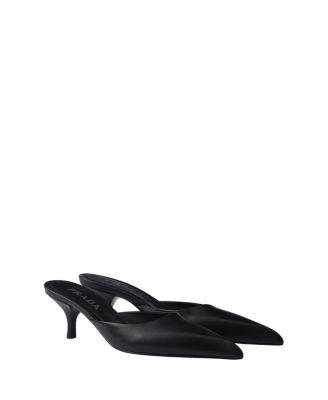 Women's Leather Mules by PRADA