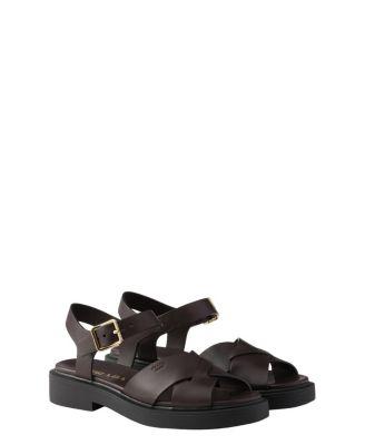 Women's Leather Sandals by PRADA