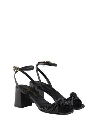 Women's Leather Sandals by PRADA