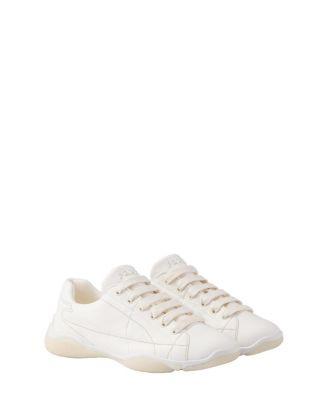 Women's Nappa Leather Sneakers by PRADA
