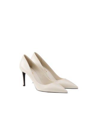 Women's Patent Saffiano Leather Pumps by PRADA