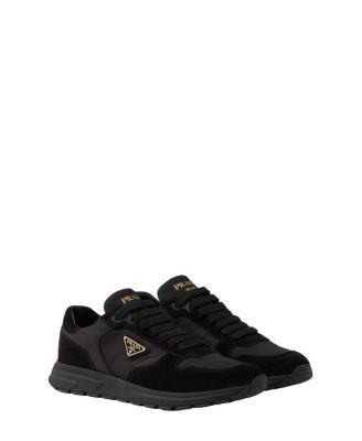 Women's Prax 2.0 Re-Nylon and Suede Sneakers by PRADA
