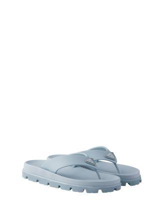 Women's Rubber Thong Sandals by PRADA
