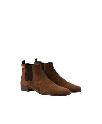 Women's Suede Booties by PRADA