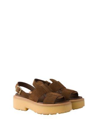 Women's Suede Sandals by PRADA