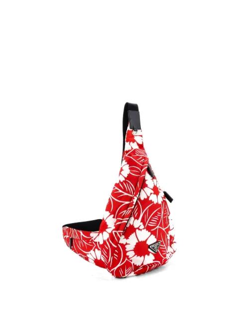 Zip Sling Printed Tessuto backpack by PRADA 