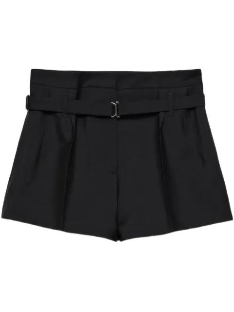 belted shorts by PRADA