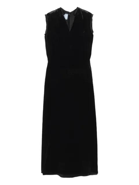 bow-detail midi dress by PRADA