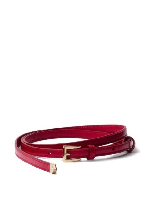 buckle leather belt by PRADA