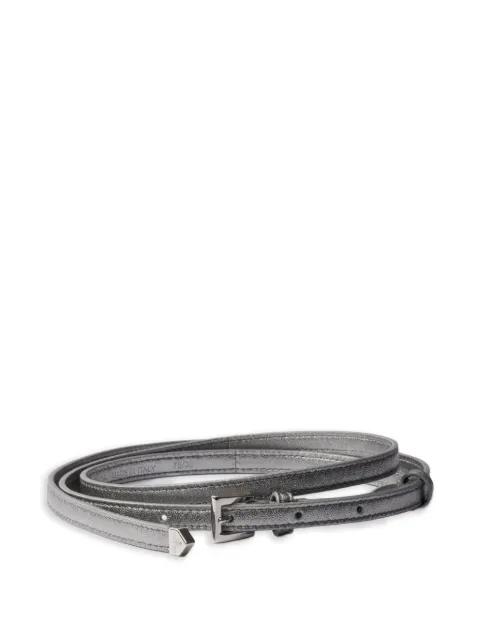 buckle leather belt by PRADA