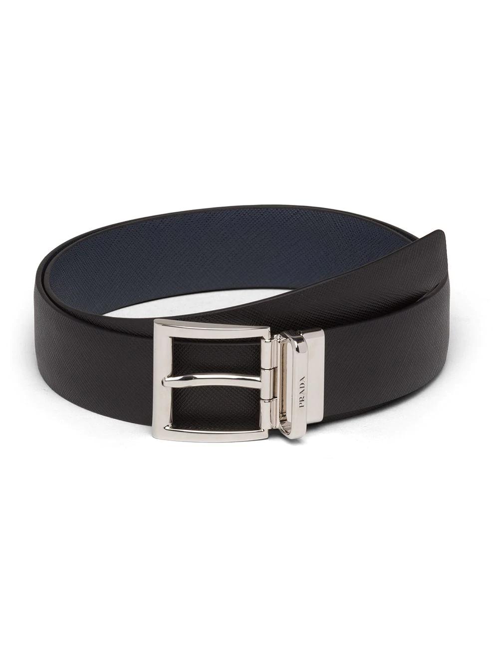 buckle reversible belt by PRADA