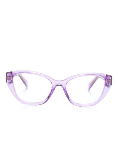 butterfly-frame glasses by PRADA