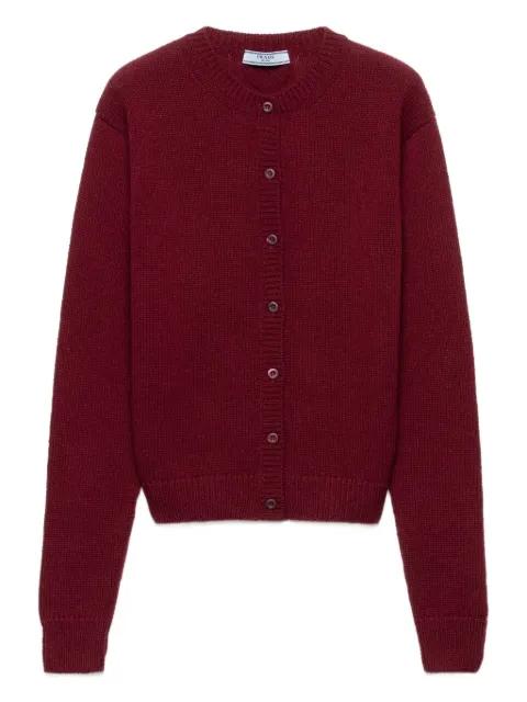 button-down cashmere cardigan by PRADA