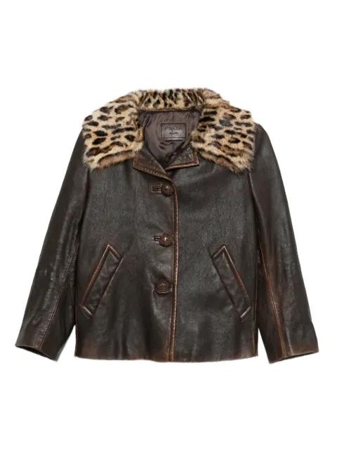 button-fastening jacket by PRADA