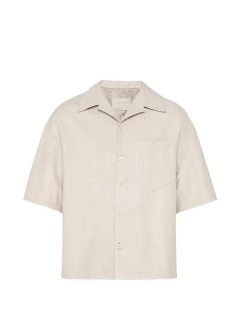 button-up short-sleeve shirt by PRADA