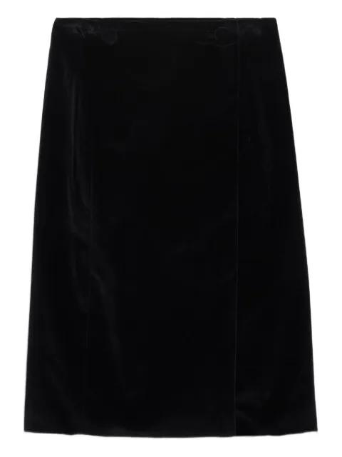 buttoned midi skirt by PRADA