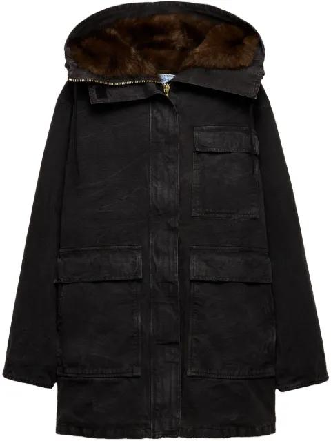 canvas coat by PRADA