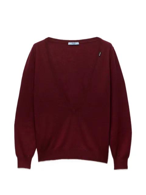 cashmere V-neck sweater by PRADA
