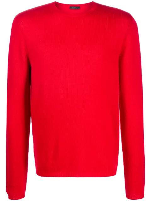 cashmere long-sleeve jumper by PRADA