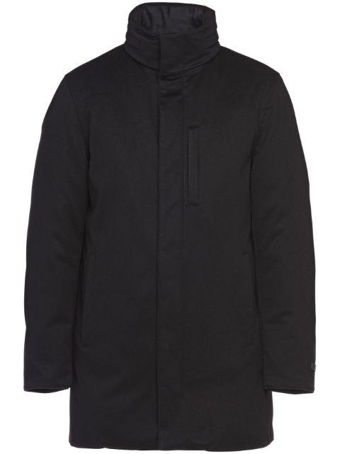 cashmere-silk padded jacket by PRADA