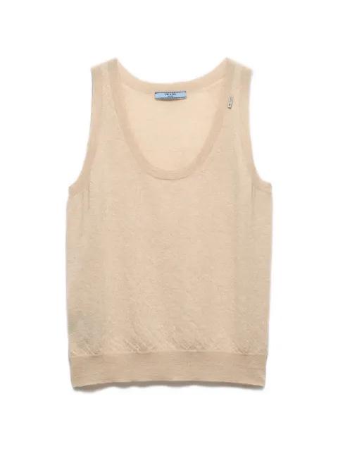 cashmere tank top by PRADA
