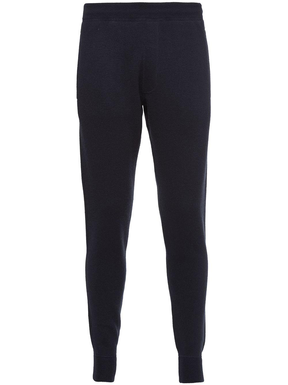 cashmere track pants by PRADA