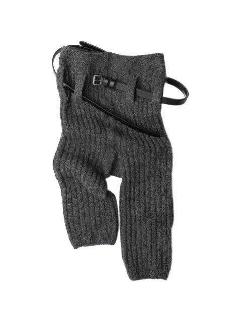 cashmere wool leg warmer by PRADA