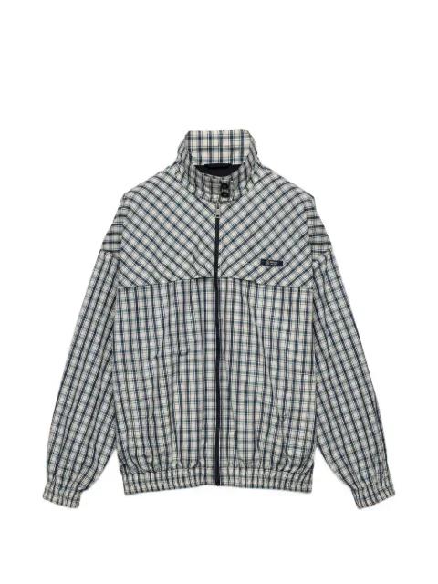 checked collar blouson jacket by PRADA
