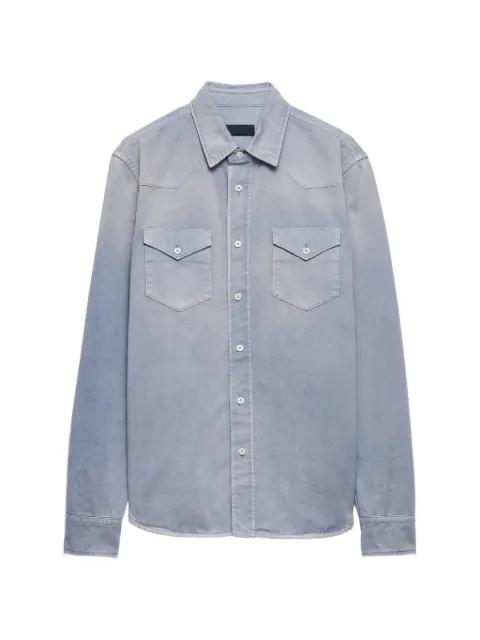 chest-pockets shirt by PRADA