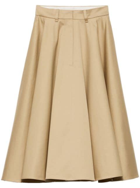 chino midi skirt by PRADA