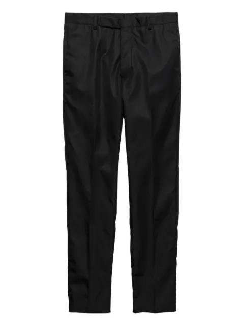 concealed-fly trousers by PRADA
