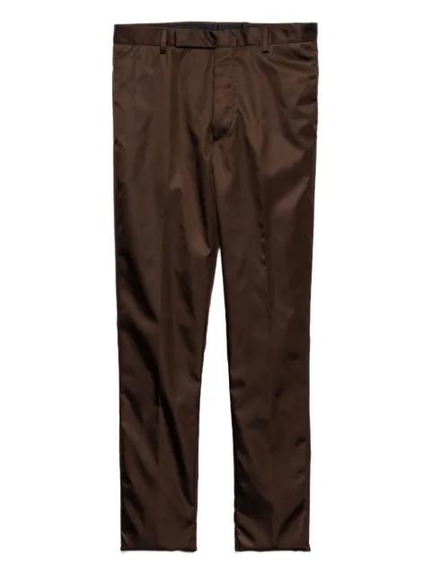 concealed-fly trousers by PRADA