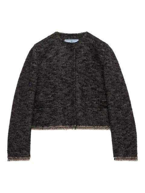 contrast-trim jacket by PRADA