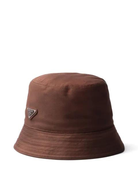 cotton bucket hat by PRADA