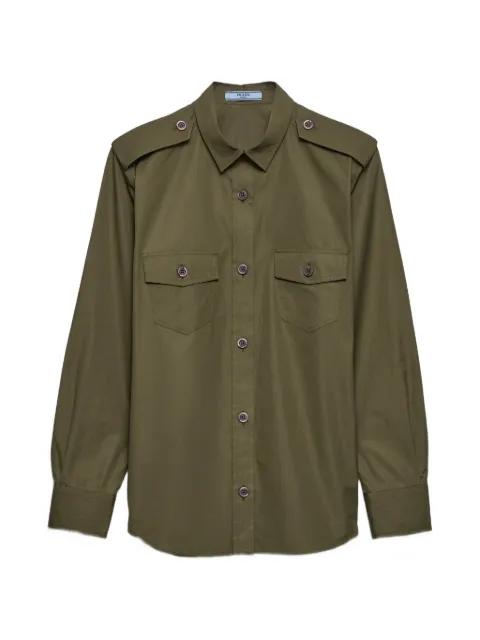 cotton poplin shirt by PRADA