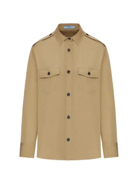 cotton poplin shirt by PRADA