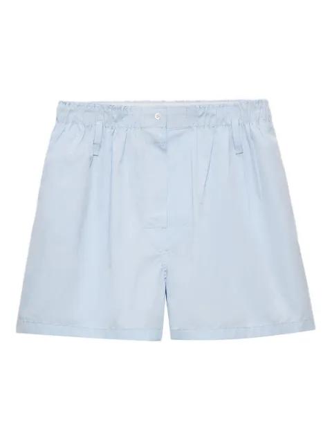 cotton-poplin shorts by PRADA