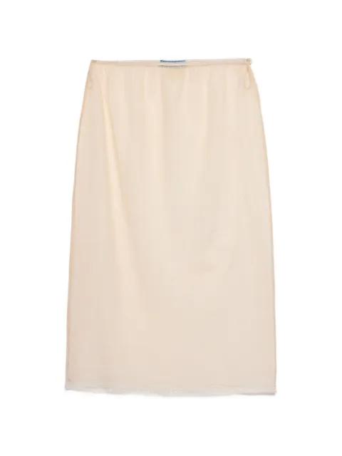 cotton tulle midi skirt by PRADA