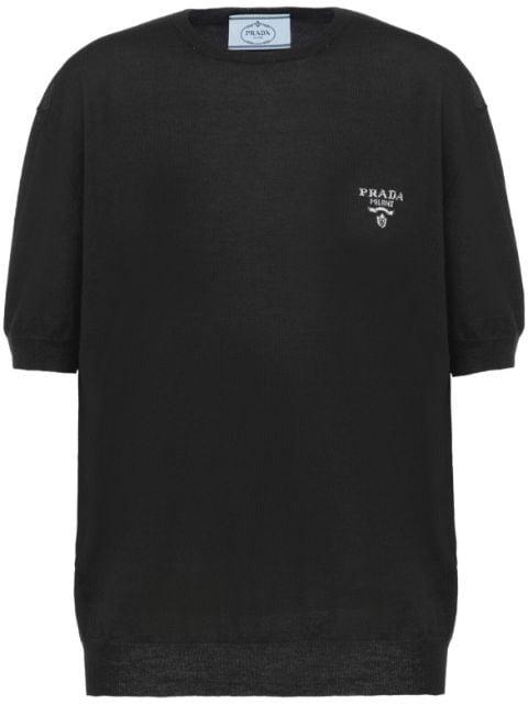 crew-neck cashmere sweater by PRADA