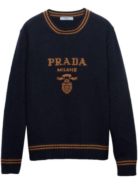 crew-neck cashmere sweater by PRADA