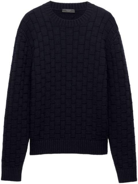 crew-neck cashmere sweater by PRADA