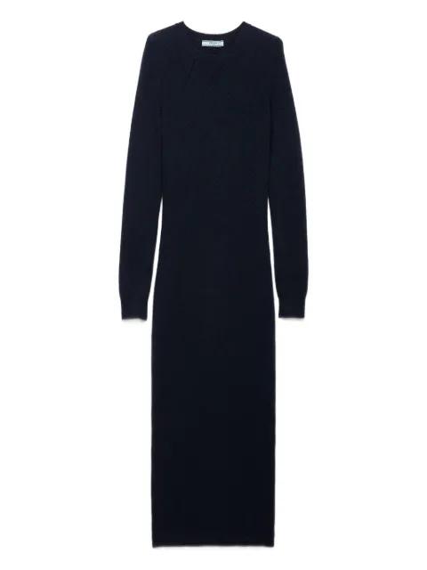 crew-neck maxi dress by PRADA