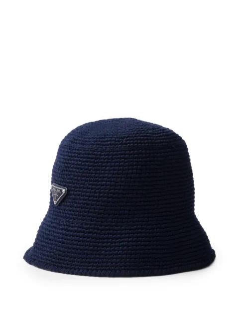 crochet bucket hat by PRADA