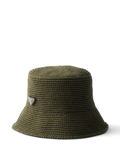 crochet bucket hat by PRADA